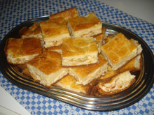 Torta de palmito com azeitonas