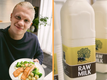 Leite cru, coração bovino e vísceras: a dieta natural que ajuda Erling Haaland a manter a forma dentro e fora de campo