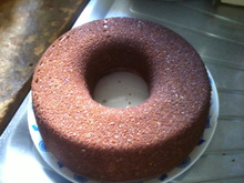 Bolo integral de laranja light