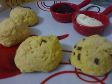 Scones (bolachas típicas da Inglaterra)
