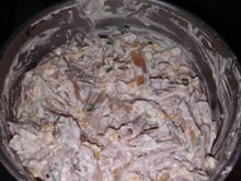 Macarrão integral ao molho branco