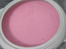 Danoninho de morango caseiro 