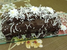 Bolo de coco com marshmallow e brigadeiro de limão da ABIMA