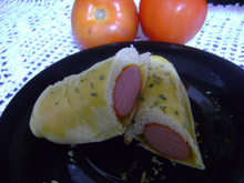 Enroladinho de salsicha