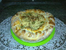 Cachorro quente de forno de pão brioche