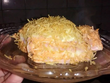 Lasanha ao molho de  fricassê