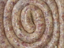 Lingüiça de porco sem conservantes do Marcos