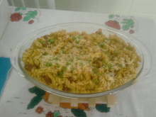 Macarrão com calabresa na pressão à moda do Otavio