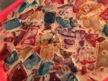 Gelatina mosaico simples