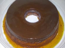 Bolo pudim de chocolate