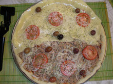 Massa prática para pizza