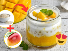 Sagu de manga é a bebida gelada e cremosa que você vai querer repetir nos dias quentes