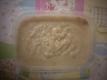 Sopa de cará com carne moída