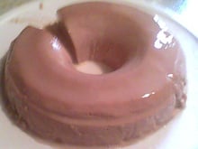 Pudim de Maria-mole sabor chocolate