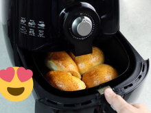 Esse é o jeito de fazer pão de leite na airfryer que poucas pessoas conhecem