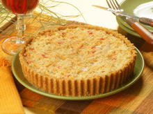 Torta de frango com palmito