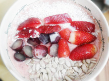 Smoothie bowl de morango