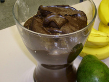 Mousse de chocolate fit/light