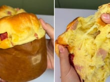 Você nunca provou nada tão irresistível! Aprenda a fazer um panetone salgado de queijo e presunto que vai conquistar toda a família neste Natal