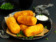 Croquete de Batata com Recheio Philadelphia
