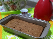 Bolo de banana e maçã sem glúten