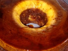 Bolo de pudim cremoso de laranja