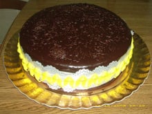 Bolo brigadeiro de chocolate