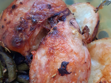 Frango ao forno com maionese