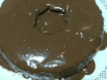 Bolo de Cenoura com Chocolate