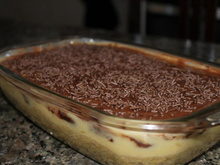 Torta de mexerica com chocolate