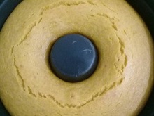 Bolo de cenoura vegetariano