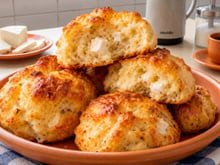 Em vez de torradas: faça nuvens de queijo caseiras fofinhas e gostosas para o lanche das crianças