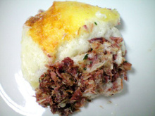 Escondidinho de carne seca