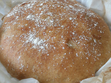 Pão rústico saudável