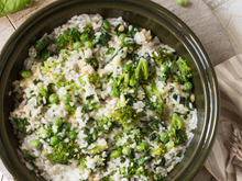 Finalmente aprendi como fazer arroz de brócolis verdinho igual de restaurante em casa aproveitando folhas e talos