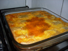 Omelete de forno com sardinha