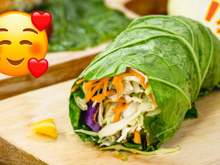 Wrap de couve: aprenda a receita para um almoço ou jantar saudável rápido