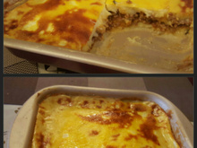 Bolo de batata com carne moída