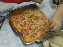 Pacu assado ao molho podre