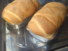 Pão caseiro simples