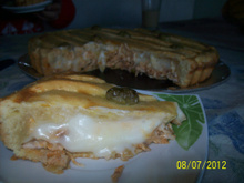 Empadão de frango com catupiry