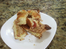 Bolo de goiabada com banana da Nonô