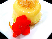 Cocada cremosa com queijo 