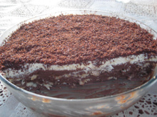 Pavê crocante de chocolate