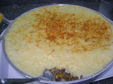 Escondidinho de carne seca