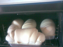 Pão caseiro recheado