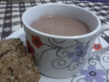 Chocolate quente com canela