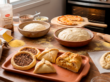 Uma única massa e diversas possibilidades de receitas: essa massa base é fácil de fazer e muito versátil