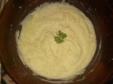 Purê de batata com requeijão