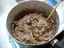 Fudge de Chocolate com Castanhas de Cajú